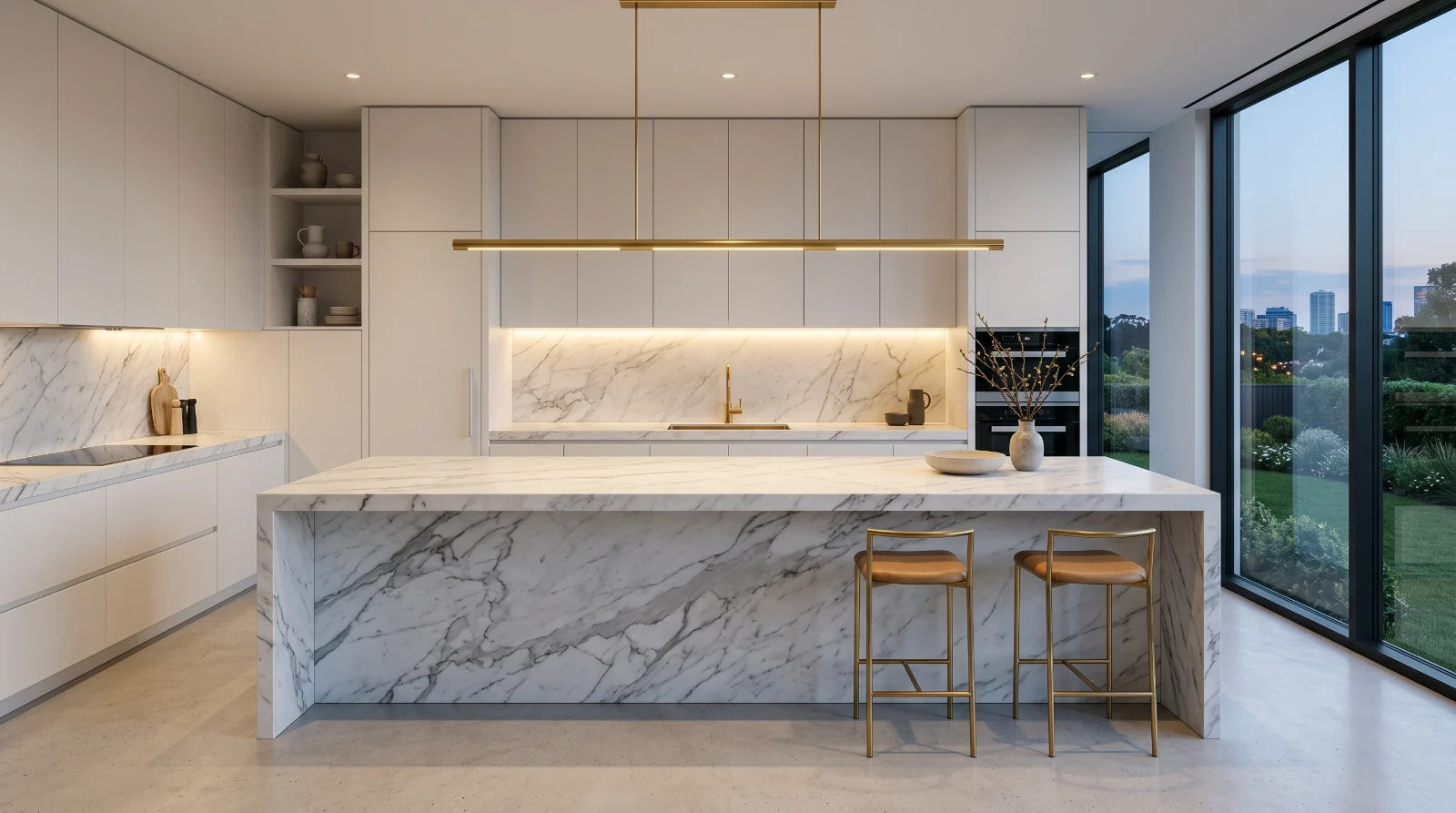 Marbre blanc pour cuisine